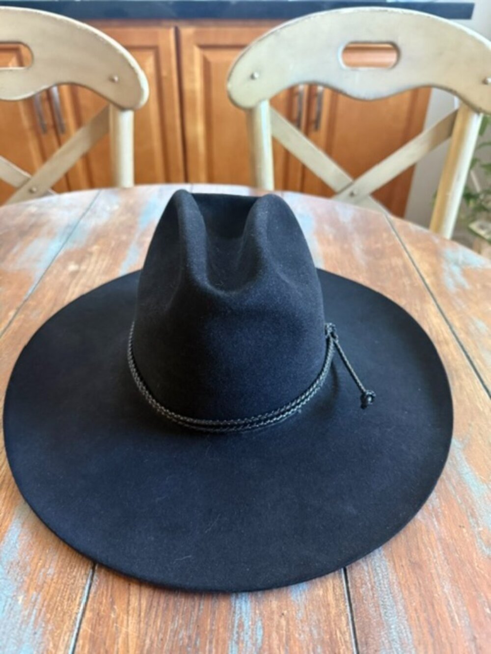 Vintage 1970s/80s Resistol "Las Vegas" 4X Beaver Cowboy Hat - Size 6 5/8